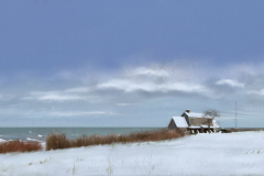 Montauk Point Winterscape