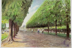 après-midi au Jardin du Luxembourg, pour Eliane Apert