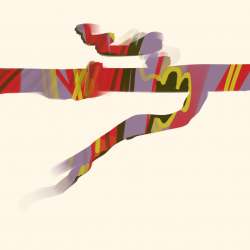 Alpha Lock, 1 abstract multi-colored
