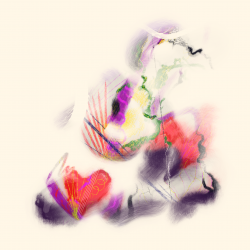 Alpha Lock, 7 abstract multi-colored