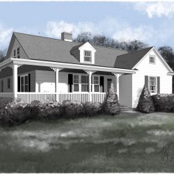 "Hildreth House -grisaille"