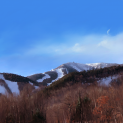 Whiteface at the start of winter
