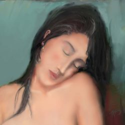 l’amica di Modigliani, detail