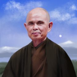 portrait of Thich Nhat Hanh