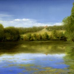 Afternoon on Olana Pond
