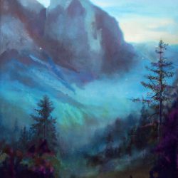Swiss Independence Day at Nightfall