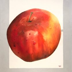 Apple Portrait on Rectangles