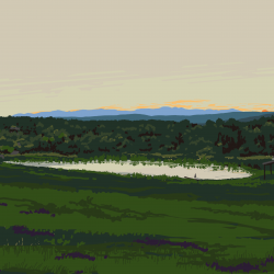 Catskills from Keene Farm